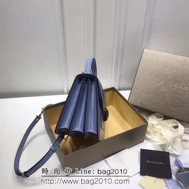 BVLGARI寶格麗 專櫃新款 蛇頭扣環 三層琺瑯蛇頭包 可手提肩背斜挎 B38329 FYD1356